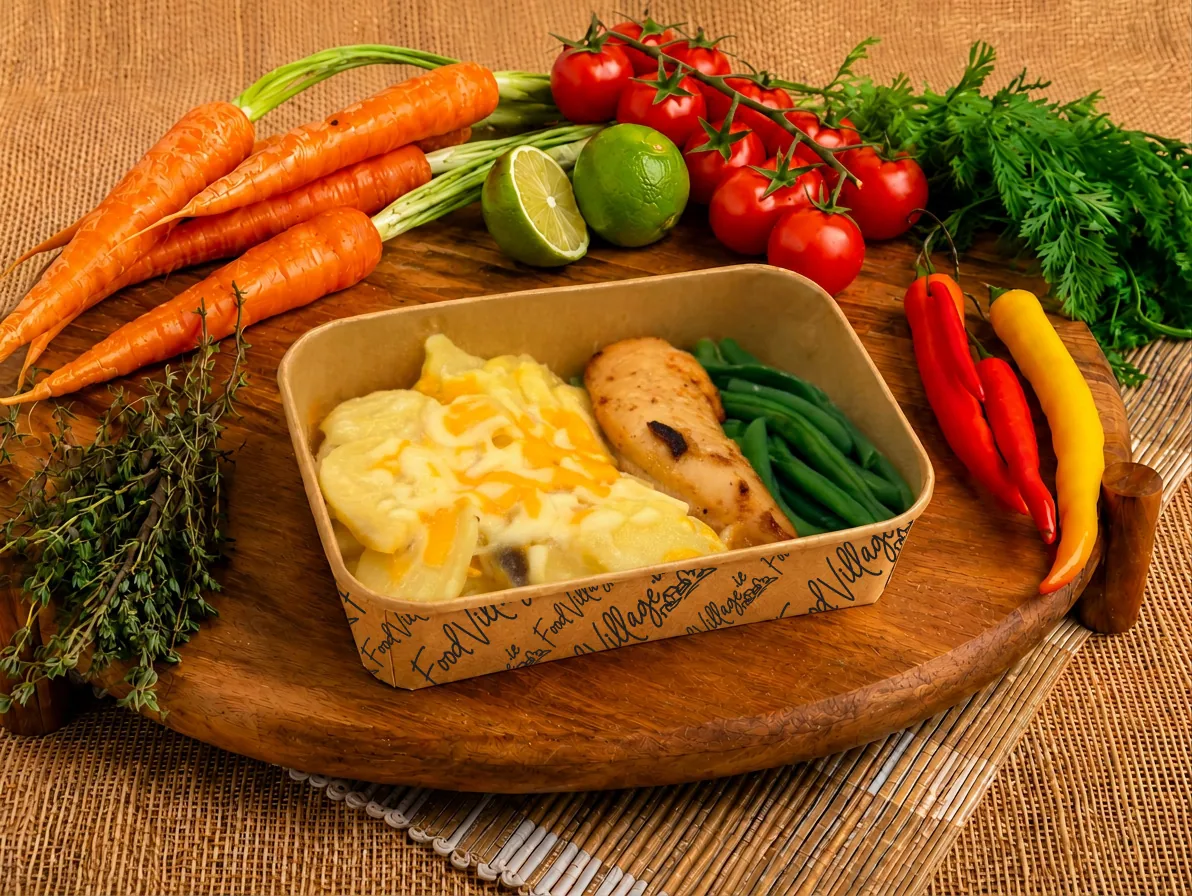 Chicken fillet & potato gratin