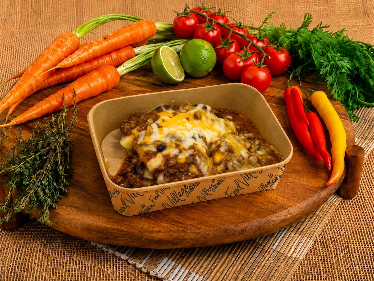 Chilli baked potato