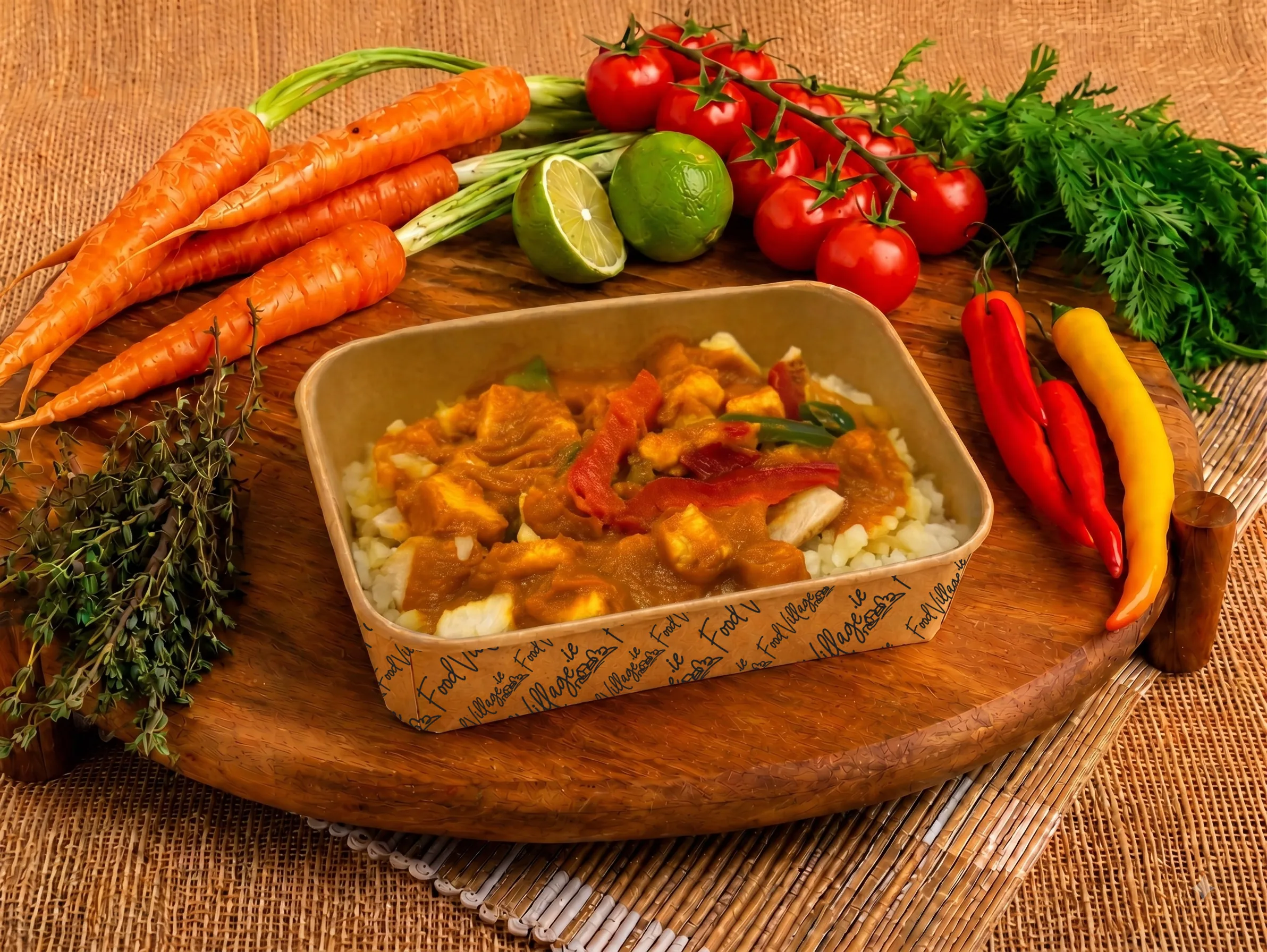 Chip shop curry & cauliflower rice