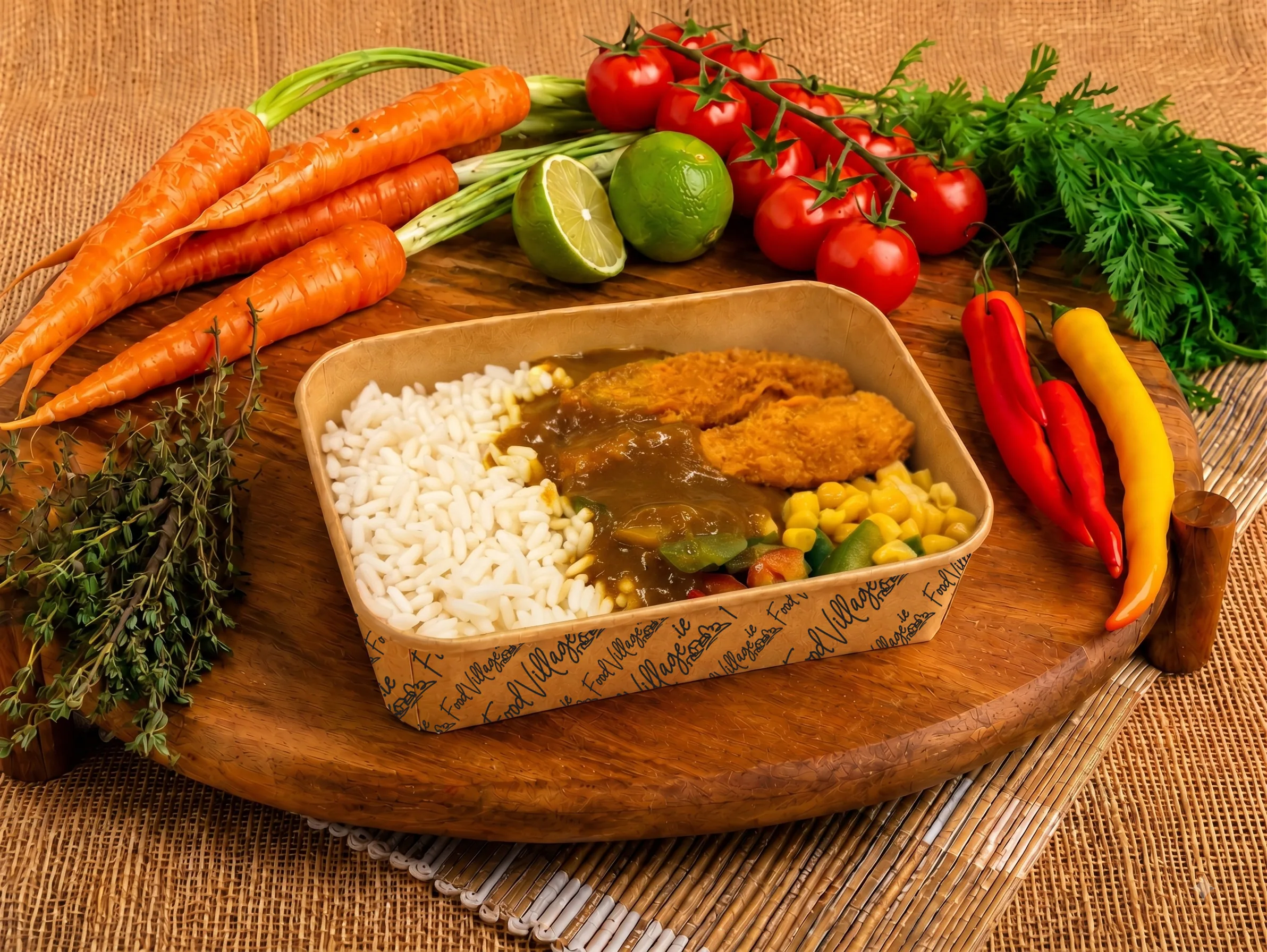 Katsu curry bowl