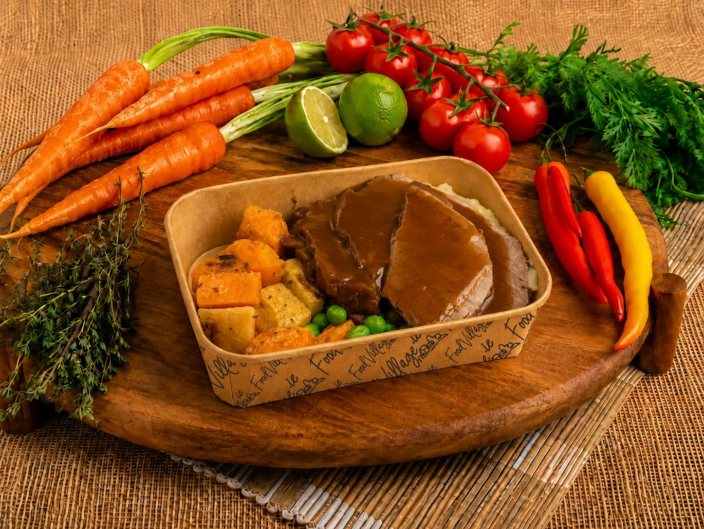Roast beef dinner