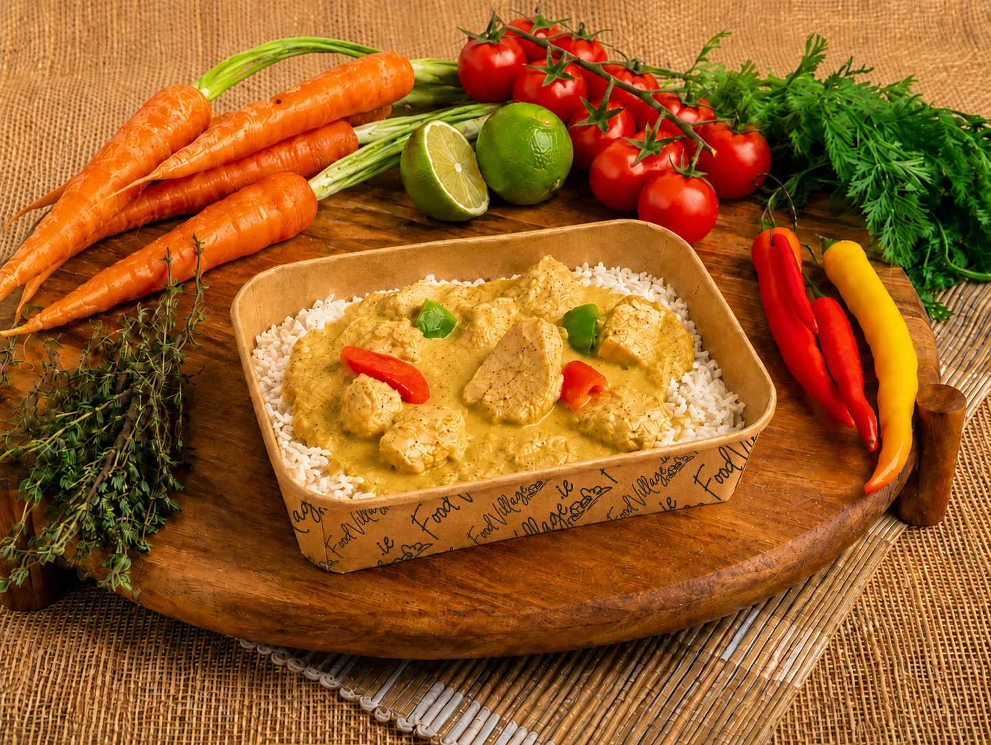 Thai green curry