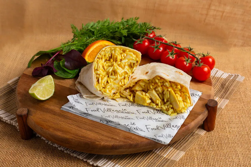 Bombay Chicken Burrito