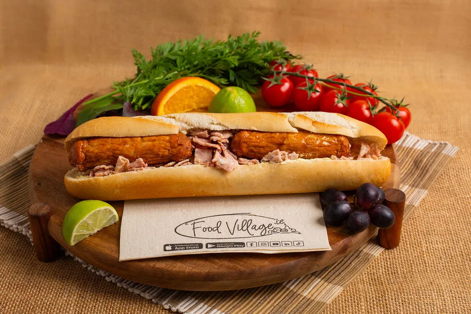 Sausage & Bacon Baguette