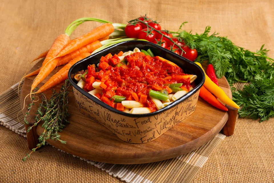 Vegetarian Penne Pasta Bolognese